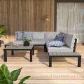 patio aluminium outdoor sofa set leisure balcony sofa